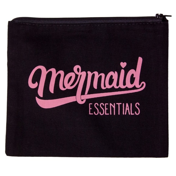 Handbags - Canvas Makeup Bag-Mermaid Essentials
